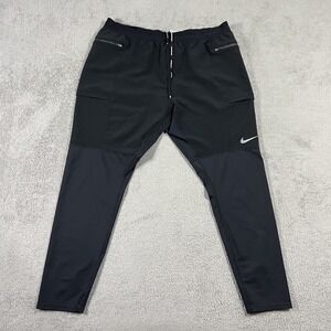 Nike Pants Mens XL Black Dri-Fit Utility Flex Running Athletic Training 943642